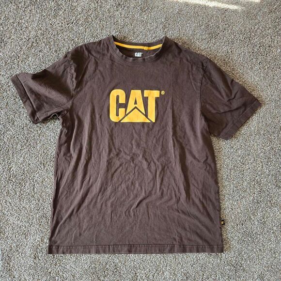 CAT Other - Men's CAT Construction Printed Relax Fit Casual Top Large